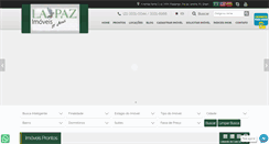 Desktop Screenshot of lapazimoveis.com.br